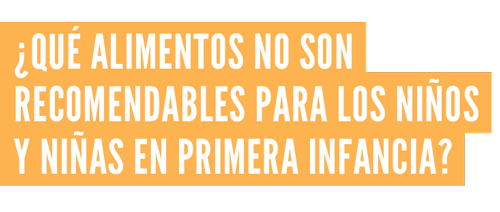 NUTRICIÓN PARA PRIMERA INFANCIA EN LAS ESCUELAS